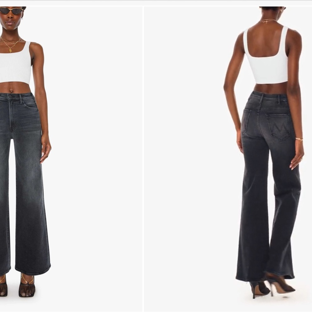 Mother Hustler Roller Jeans in Not Today Satan